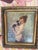 Realism Antique Oil on Canvas “Young Woman With Puppeis” v. Tojetti 1900 For Sale - Image 3 of 7