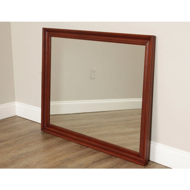 Traditional Henkel Harris Traditional Carved Cherry Wall Mirror For Sale - Image 3 of 12