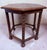 Spanish Hexagonal Wood Side Table with Turned Legs, 1930 For Sale - Image 6 of 10