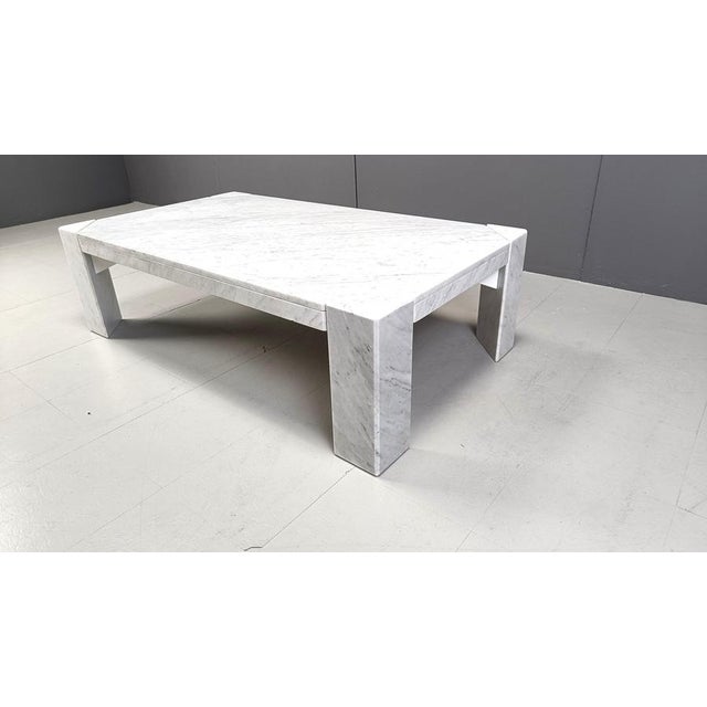 Stone Vintage Italian Marble Coffee Table, 1970s For Sale - Image 7 of 12