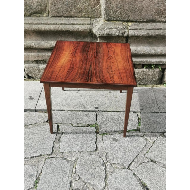 Wood Rosewood Side Table, 1960s For Sale - Image 7 of 12