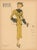 Inspirations D’Avant-Saison - Booklet With 38 Original French Haute Couture Fashion Prints – C. 1938 For Sale - Image 9 of 11