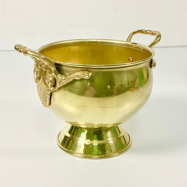 There is nothing more gorgeous than a lush green plant in a brass planter. It's classic, iconic and oh so old Hollywood....