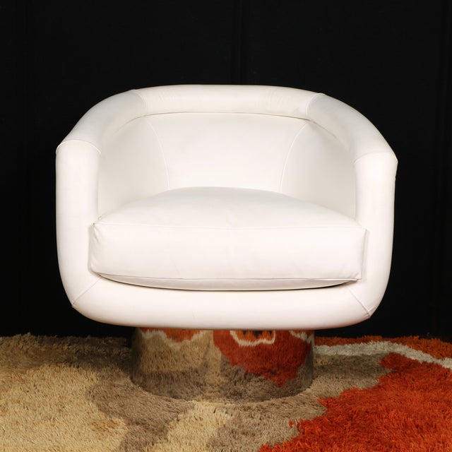 Leon Rosen for Pace Collection Swivel Lounge Chair Chairish