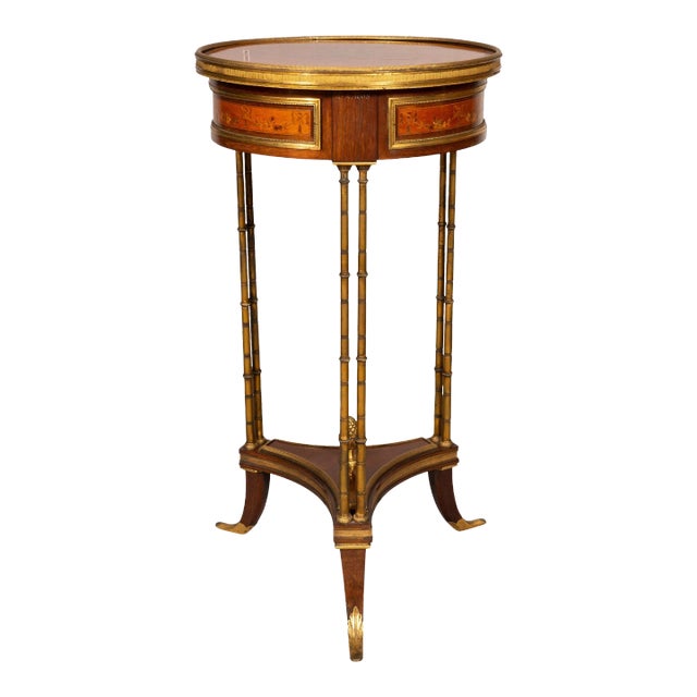 Fine George III Style Satinwood and Rosewood Table For Sale