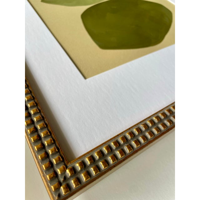 Contemporary 2025 "Di Montagna" Abstract Minimalist Painting on Cotton Paper by Artist r.k. Red For Sale - Image 3 of 3