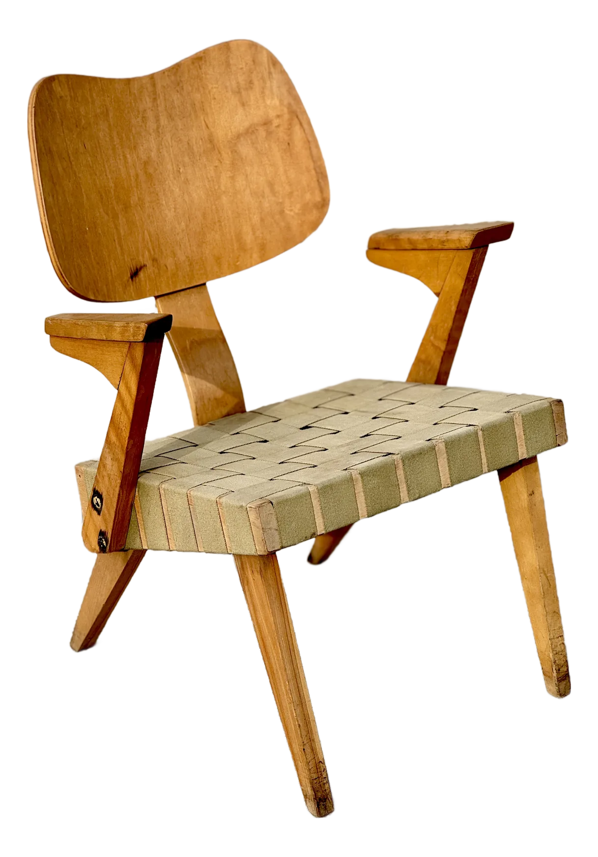 革張り北欧ビンテージチエアＨＡNＳ　ＳＫＩＰＰＥ R MＯＢＬＥ RＡ/Ｓ Circa 1950 Mid Century Modern Attributed Style Russell Spanner