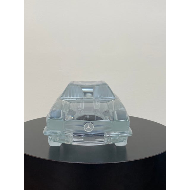 Mid-Century Modern Vintage Daum France Crystal Mercedes Sl 500 Car Figurine For Sale - Image 3 of 18