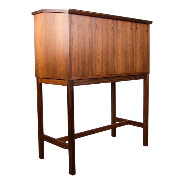 Scriban Bar and Secretary in Rosewood and Formica by Hans Olsen for C.S Mobler, 1960 For Sale