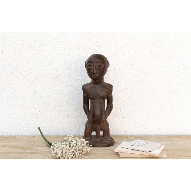 Authentic Carved African Ancestor Figure For Sale - Image 9 of 9