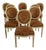 Vintage Louis XVI Style Chairs, 1970s, Set of 8 For Sale