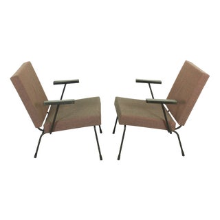 1407 Armchairs by Wim Rietveld for Gispen, 1950s, Set of 2 For Sale
