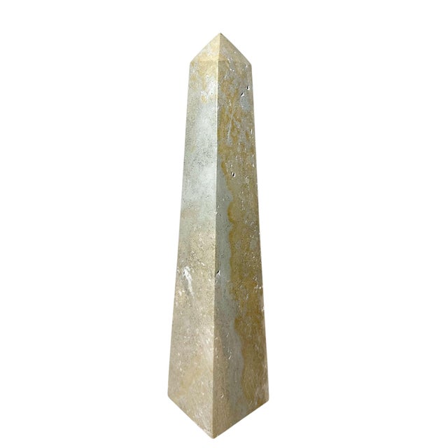 Mid-Century Modern Mid Century Marble Obelisk For Sale - Image 3 of 8