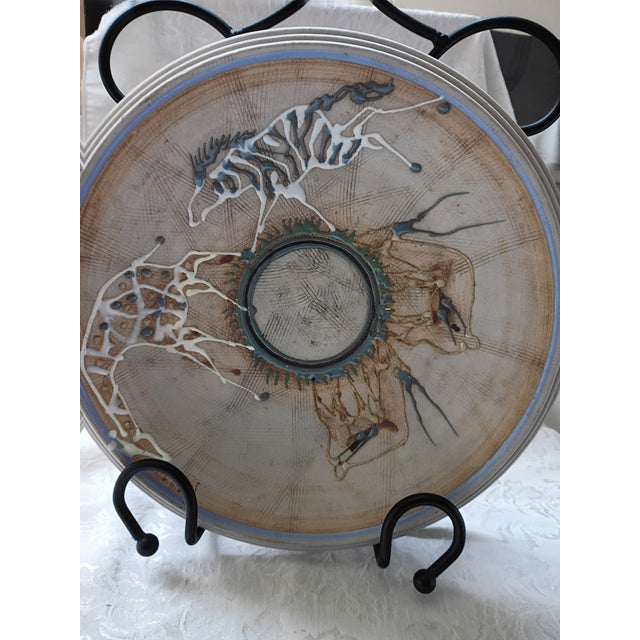 Description:For sale is an exceptional mid-century style studio pottery platter by celebrated American ceramicist Donn...