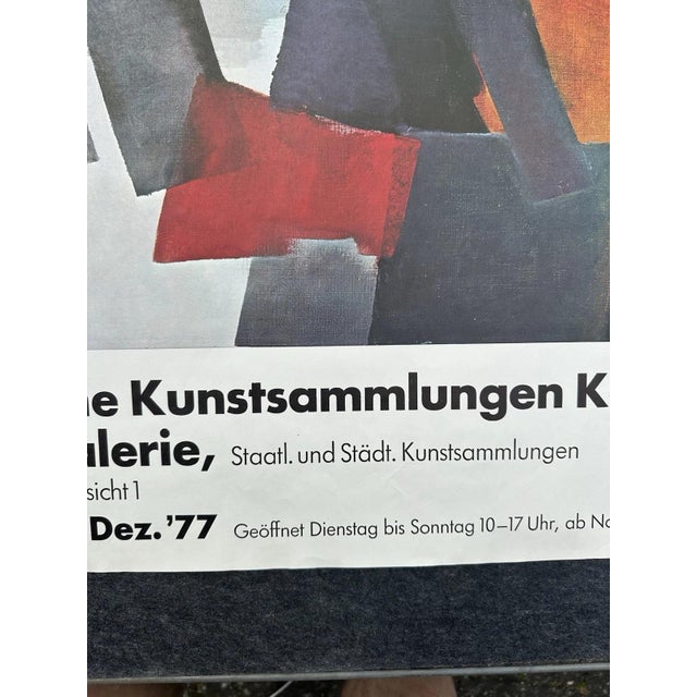 Neue Galerie Kassel Exhibition Poster from Fritz Winter, 1977 For Sale - Image 10 of 13