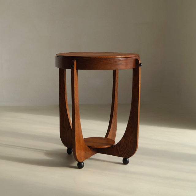Amsterdam School Side Table by Genneper Molen, 1920s For Sale - Image 13 of 13