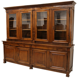 19th Century Empire Library in Walnut