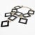 Paco Rabanne Paris Futuristic Chrome and Enamel Necklace For Sale In Atlanta - Image 6 of 10