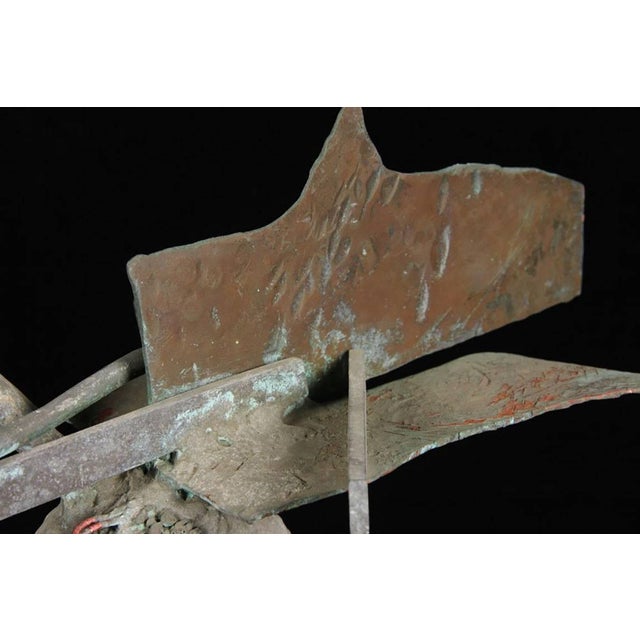 Abstract Expressionism Brutalist Bronze Abstract Modernist Sculpture For Sale - Image 3 of 4
