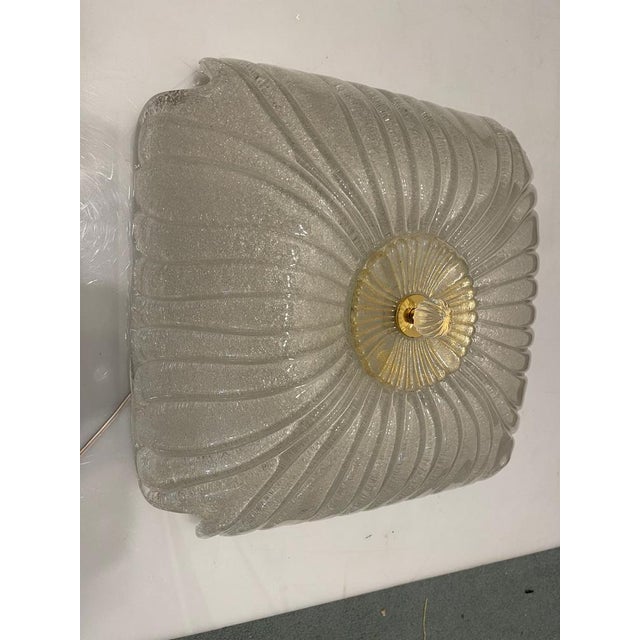 Murano Glass Flush Mount, 1970s For Sale - Image 6 of 14