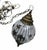 Mid 20th Century Hollywood Regency Round Opaque and Clear Swag Lamp Brass Flowers For Sale - Image 13 of 13