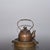 Vintage Solid Bronze Wine / Teapot With Integrated Charcoal Stove, Antique Chinese Warming Kettle Set, Chinoiserie Tabletop Decor For Sale - Image 4 of 9