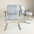 Late 20th Century Chrome Armchairs by Directional - A Pair For Sale - Image 5 of 9