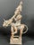 Pair of African Tribal Art Benin Bronze Warrior Figures on Horseback For Sale - Image 13 of 16