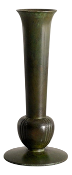 Early Swedish Mid-Century Bronze Vase by Gab Sweden, 1930s