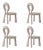 Mary Dining Chairs by Ottiu, Set of 4 For Sale