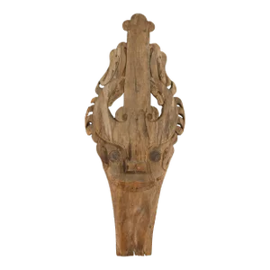 Large Indonesian Hand Carved Singa Singa Tribal Carving from Sumatra