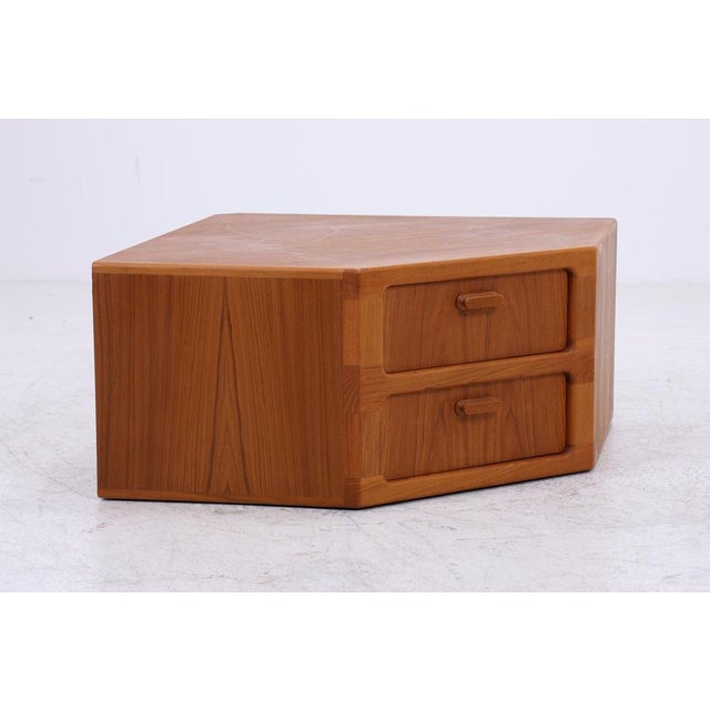 Vintage Danish Teak Corner Chest of Drawers from Dyrlund For Sale - Image 12 of 14