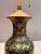 Early 19th Century Black Glaze and Gilt Chinese Floral Table Lamp For Sale - Image 10 of 10