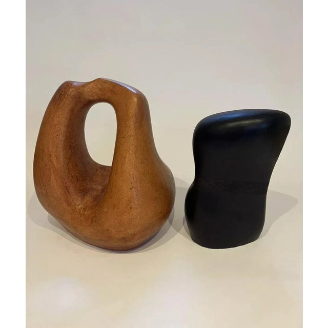 2000 - 2009 Biomorphic Sculpture “Arches/Rocks” in the Manner of Henry Moore by Ruth Pumphrey - Set of 2 For Sale - Image 5 of 10
