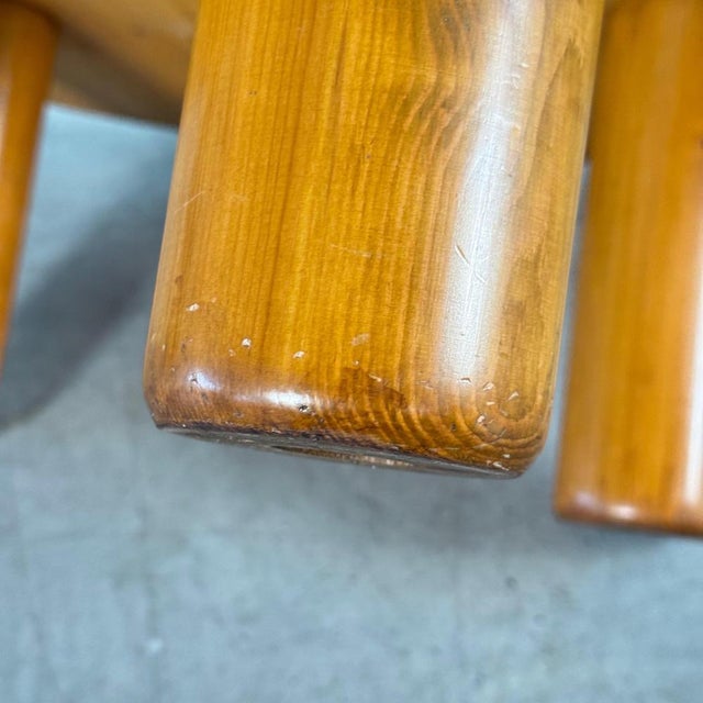 Round Pine Coffee Table by Charlotte Perriand for Les Arcs, France, 1960s For Sale - Image 17 of 18
