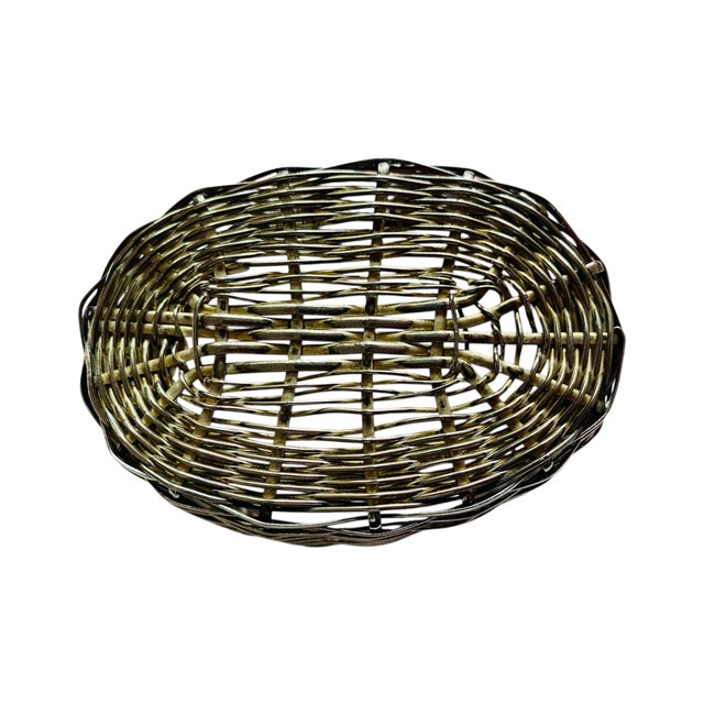 Late 20th Century Small Silver Basket For Sale - Image 5 of 5
