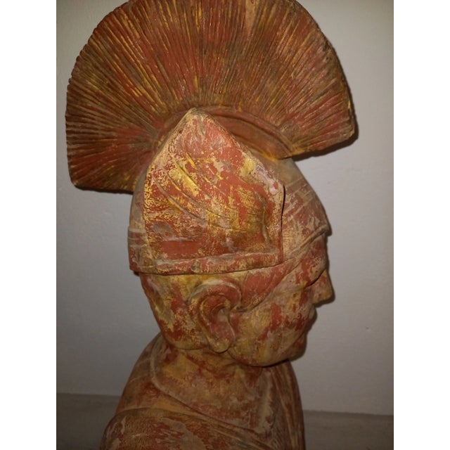 Red Wood Centurion Figure, 1800 For Sale - Image 8 of 11