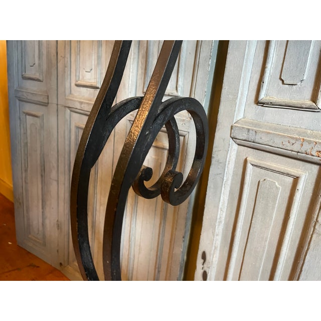 French Wall Table with Marble For Sale - Image 6 of 17