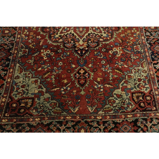 Antique Persian Farahan Rug, 03'03 X 04'10 For Sale - Image 4 of 8