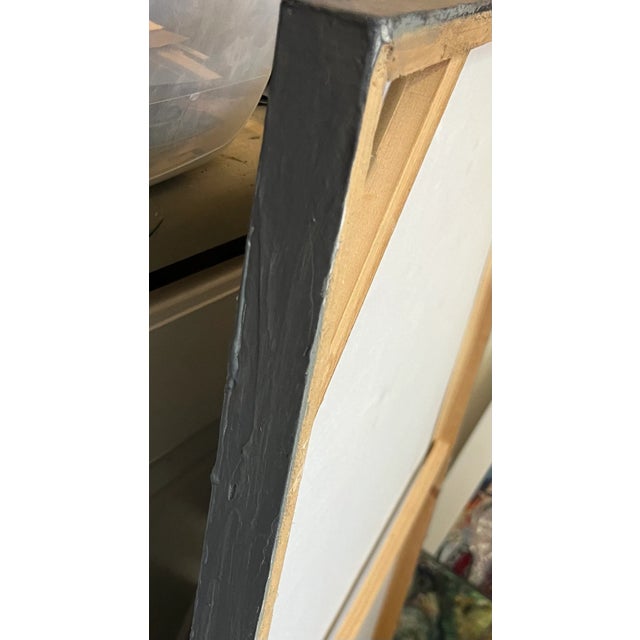 "The Staircase", Abstract Oil Painting For Sale - Image 4 of 8