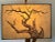 Contemporary 1950s Cerused Oak Lamp With Fiberglass Shade For Sale - Image 3 of 9