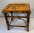 Love this burnt bamboo plant stand or small side table