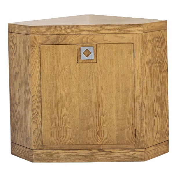 Italian Ash Corner Furniture, 1950s, Set of 2 For Sale