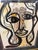1970s Peter Keil Original Abstract Fashion Painting For Sale In Atlanta - Image 6 of 6