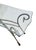 Vintage Italian Maitland Smith Style Scalloped Glass Top Iron Rope Hoof Foot Gold Console Table For Sale - Image 12 of 12