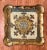 The Italian Florentine style table is full of detail with a scalloped edged rim, medallion in the center and engraving on...