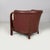 Thonet Austrian Burgundy Leather and Wood Tub Armchairs from Thonet, Early 1900s, Set of 2 For Sale - Image 4 of 18