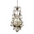 Vintage Italian Light Pendant with Murano Glass Drops For Sale - Image 9 of 13