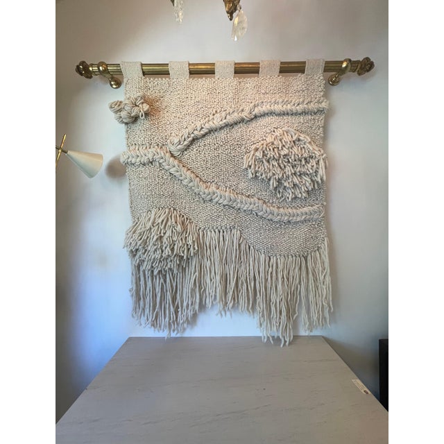 100% Natural Handwoven Wool Tapestry/ Wall Art For Sale - Image 16 of 17