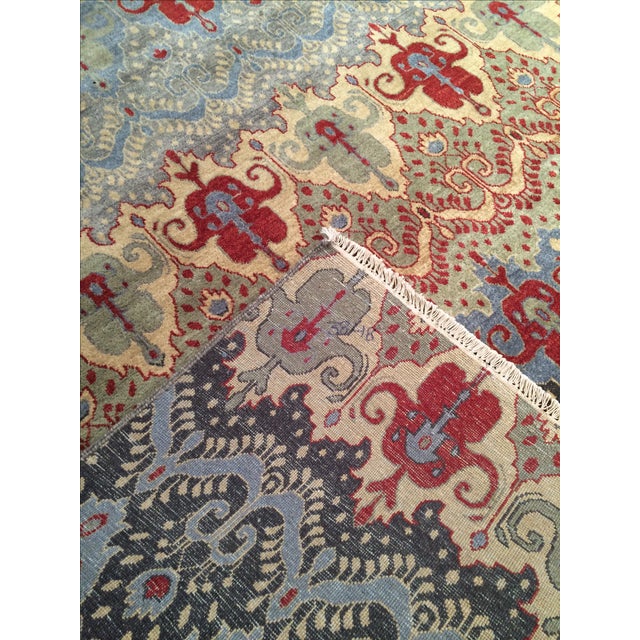 Modern Ikat Rug 8′ × 9′10″ Chairish